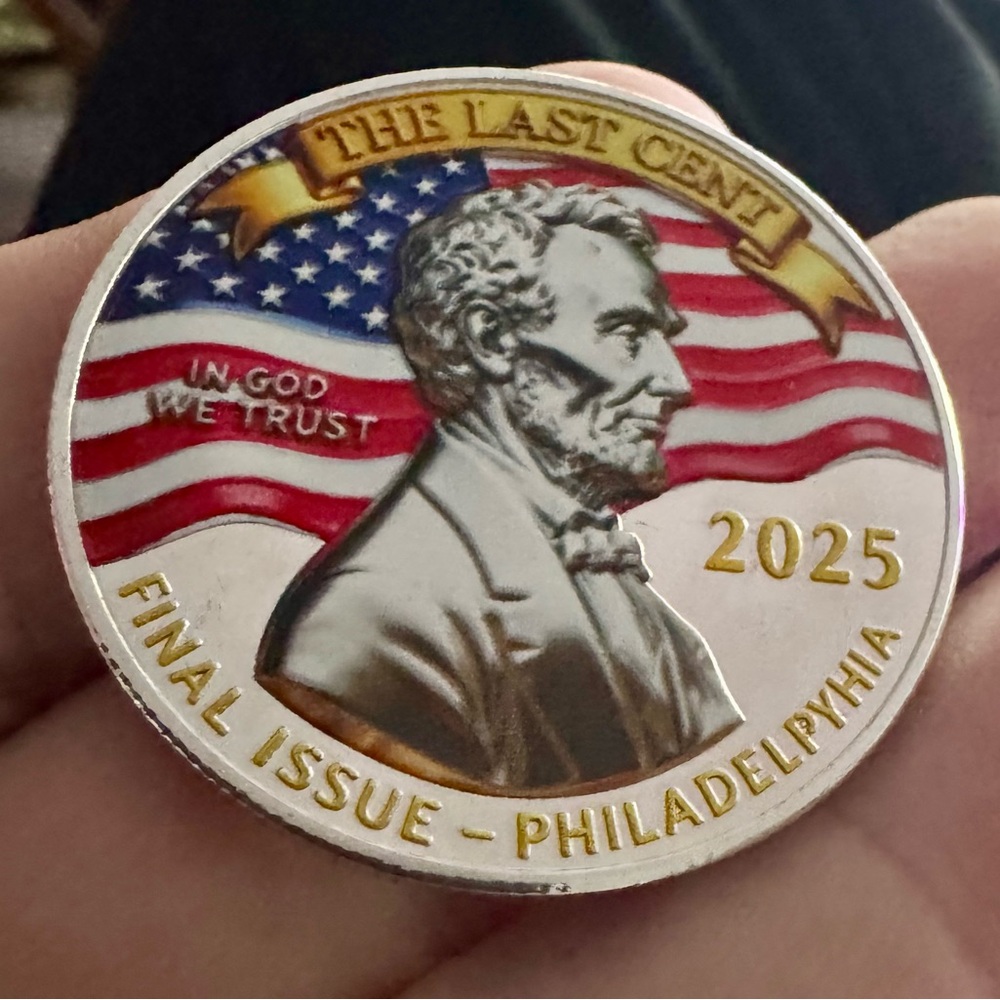 The Last Cent Commemorative Coin with Abraham Lincoln Design